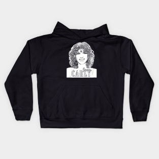 Carly simon // White retro Kids Hoodie